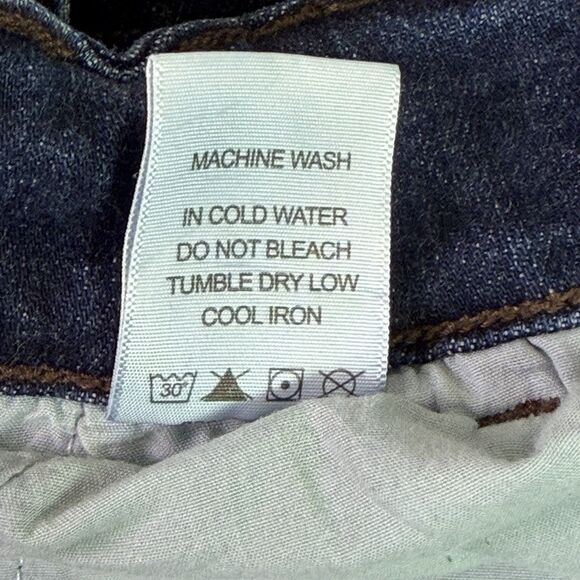 Judy Blue Wide Leg High Rise Jeans Women's 18W Dark Wash Double Button JB82642 - Picture 16 of 16